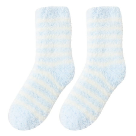

JDEFEG Twin Six Socks Womens Winter Stripe Socks Autumn and Winter Mid Tube Socks Thickened Warm Stockings Construction Boot Socks C