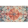 thumbnail image 3 of Boho Style Kitchen Mats for Floor Set of 2 Pieces Bohemian Floral Medallion Country Vintage Kitchen Rugs and Mats Non Skid Washable Kitchen Floor Mat(17" Wx30 L+17" Wx 47" L), 3 of 6