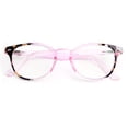 thumbnail image 2 of V.W.E. Women Round Translucent Floral Progressive Reading Glasses - Clear on Top - AR coating Z124 +2.00, 2 of 4
