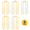 white & gold, variant on 2026 Graduation Stole White Graduation Sash Honor Stole for Class of 2026 Unisex Adults,  72 inch, 5 Pack ( White)