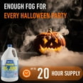 Essential Values Fog Machine Fluid for Party, Halloween Smoke, Good