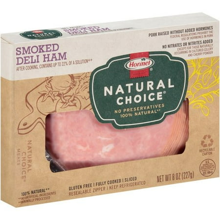Hormel Natural Choice Sliced Smoked Deli Ham, 8 oz - Walmart.com