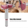 thumbnail image 3 of Wood Hole Opener Drill Bit Woodworking Cutter Auger Round Shank Drilling Tool for Carpenter, 3 of 4