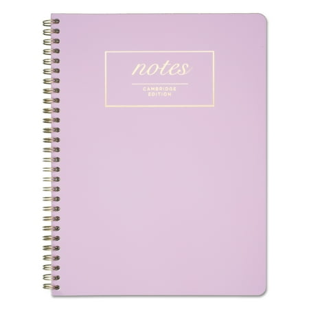 Cambridge Work Style Wirebound Medium Fashion Notebook Lavender - Meeting