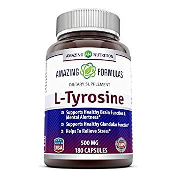 Amazing Formulas L-Tyrosine 500 Mg 180 Capsules