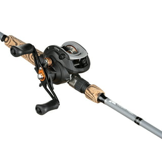 Ozark Trail Baitcast Rod & Reel Fishing Combo, Medium Action, 6.5ft Black  orange