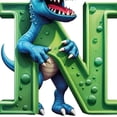 thumbnail image 2 of Adorno Acrílico Con Forma Letra N Dinosaurio para Navidad Coche Plano 2D, 2 of 4