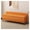 Orange, variant on Large Ottoman Bench Storage Chest for Living Room,End of Bed Ottoman Entryway Foot Rest Stool with Storage,Rectangular Storage Chest Footstool