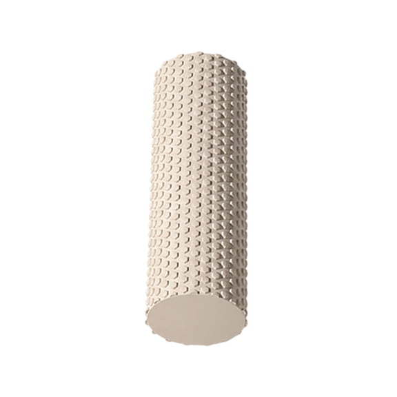 Textured Foam Roller For Yoga And Exercise High Density Body Massage Roller For Muscle Recovery And Stretching,Beige-30Cm