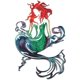 thumbnail image 1 of Metal Sea Creature Wall Decor, Metal Dolphin/octopus Spray Wall Decor, 1 of 5