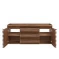 thumbnail image 4 of Modway Render 48" MDF and Particleboard Bathroom Vanity Cabinet - Walnut, 4 of 8