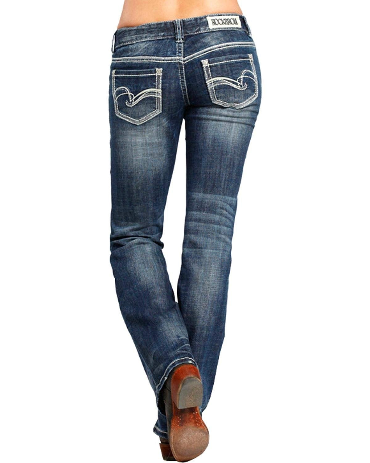 rock and roll boot cut jeans