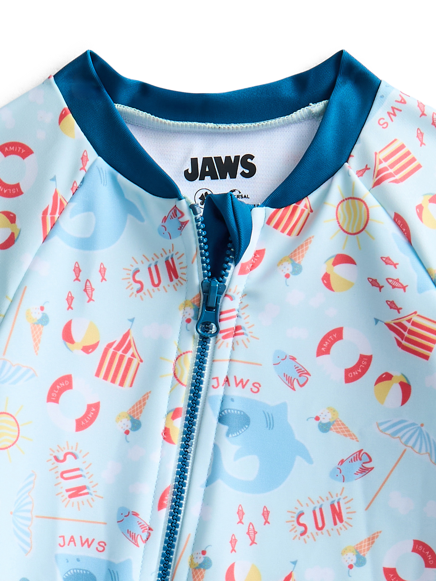 Character Baby Boy Jaws Unisuit, Size 0/3-6/9