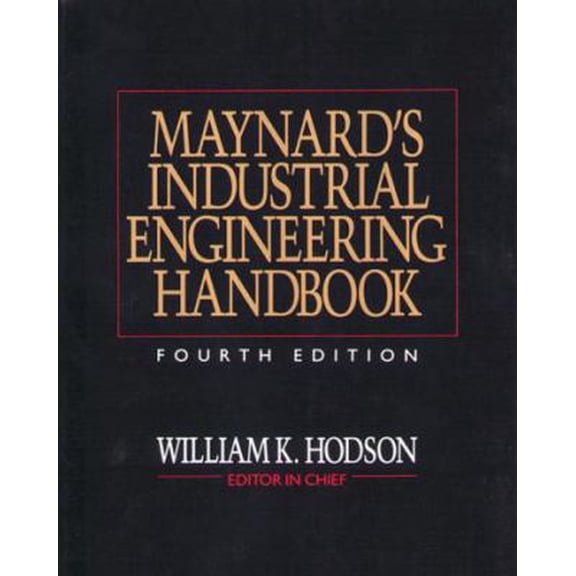 Pre-Owned Maynard's Industrial Engineering Handbook (Hardcover) 0070410860 9780070410862