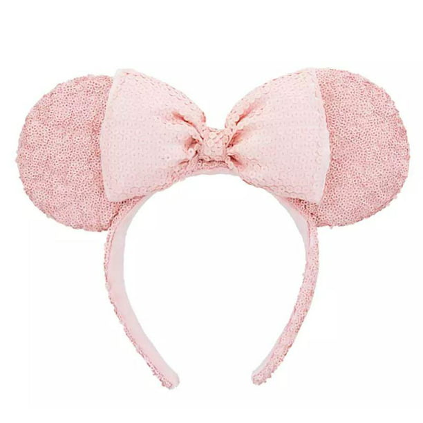 Disney Minnie Mouse Sequined Ear Headband – Millennial Pink