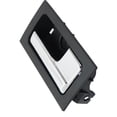 thumbnail image 2 of Front or Rear Passenger Side Interior Door Handle Compatible with 2009-2014 Ford F-150 Chrome Lever With Black Bezel With Lock Button CL3Z1522600EA 9L3Z1522600CB CL3Z1522600FA, 2 of 5