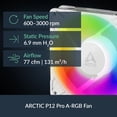 thumbnail image 3 of Disipador líquido para CPU ARCTIC Liquid Freezer III Pro 240 A-RGB Blanco, 3 of 9