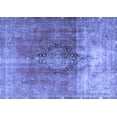 thumbnail image 1 of Ahgly Company Machine Washable Indoor Rectangle Persian Blue Traditional Area Rugs, 7' x 9', 1 of 4