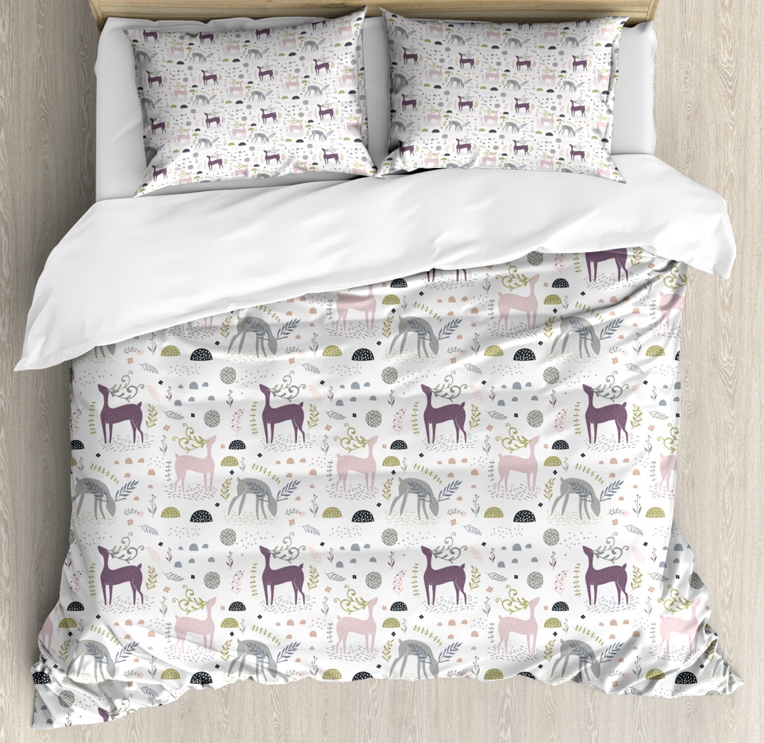 Forest Duvet Cover Set Queen Size 