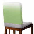 thumbnail image 2 of Vibrant Green Chair Covers Set of 6 and White Gradient Chair Back Covers Stretch Removable Washable Slipcovers Protector for Dining Room Kitchen Party Decor, 2 of 5