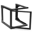 thumbnail image 6 of NavePoint 9U Server Rack with Swing Gate - 9U Wall Mount Rack for 19 Inch IT Equipment Open Frame Rack – Network Rack Wall Mount for AV & Server Equipment 24” Deep 9U Rack, Black, 6 of 6