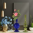 thumbnail image 3 of Simple Creative Glass Vase Candlestick Waves Bubbles Stacking Hydroponic Glass Vase, 3 of 5