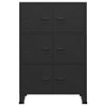 thumbnail image 3 of Charmma Industrial Filing Cabinet Black 29.5"x15.7"x45.3" Metal, 3 of 10