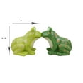 thumbnail image 2 of Ribbit Love Green Tree Frogs Toads Kissing Ceramic Salt And Pepper Shakers Set, 2 of 9