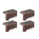 thumbnail image 2 of Lámpara de cerca de escalera de barandilla de luz solar de 4 piezas Iluminación de patio exterior para jardín de terraza de camino escalonado, carcasa marrón, luz cálida Sweethay  HA005486-02*4, 2 of 7
