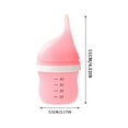 thumbnail image 3 of Kitten Bottles for Nursing,40ml Puppy Bottles for Nursing Puppy Milk, Anti-Choking Puppy Feeder Design, with 2 Extra Replaceable Silicone Nipples, Yellow, 3 of 5