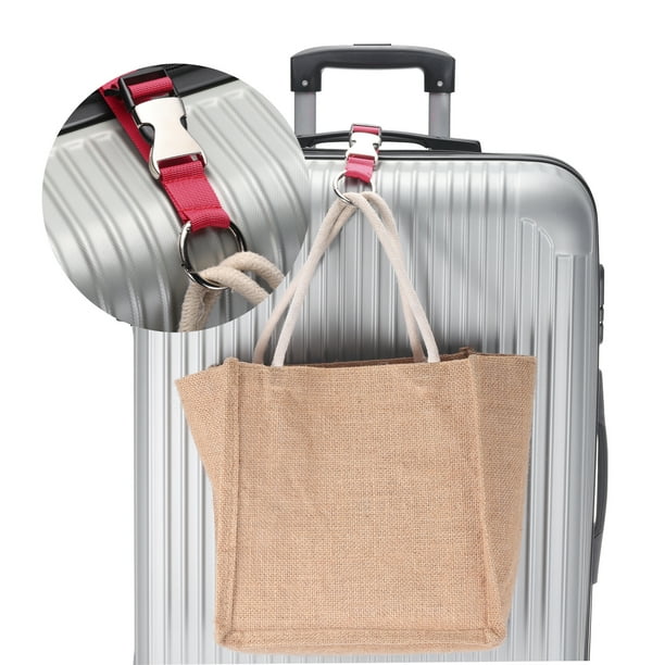 Sangle de Bagage, solawill 4 Pcs Sangle Valise Réglable Sangle Croisée