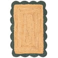 thumbnail image 2 of Sivi 2 x 3 Feet Handmade Scallop Braided Jute Rug - Natural Jute Area Rug, 2 of 14