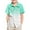 Green, variant on Boys Button Down Shirts Gradient Casual Short Sleeve Beach Summer Boy Shirt with Pocket 5-14 Years