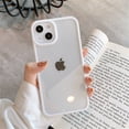 thumbnail image 1 of Funda de silicona a prueba de golpes para iPhone, carcasa trasera de protección transparente para iPhone 14, 11, 12, 13 Pro Max, X, XS, XR, 8, 7 Plus, SE Fivean unisex, 1 of 2
