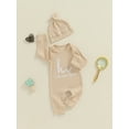 thumbnail image 5 of Hirigin Newborn Baby Boy Girl Clothes Hi I'm New Here Coming Home From Hospital Outfits Gender Neutral One Piece Romper, 5 of 8