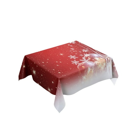 

Virmaxy Discount Christmas Tablecloth Cotton And Linen Dust-proof Antifouling Christmas Tablecloth Used For Harvesting Holidays Autumn And Christmas Dinner