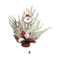 thumbnail image 2 of Bewildely Árbol de Navidad Cono de pino artificial Boda Año Nuevo Decoración de Navidad Hogar Hotel Centro de Ornamento para niños Niños Kits de decoración para fiestas S tipo 2 Bewildely HA070118-02, 2 of 5