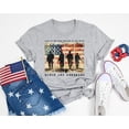 thumbnail image 2 of Memorial Day Shirt, Land of the brave Shirt, Patriotic American Flag Shirt, Army Shirt, Heart Memorial Day Shirt, American Flag Heart Shirt, 2 of 4