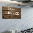 thumbnail image 4 of Portavasos de café Sunnimix Taza de café Montada en la Pared de madera, 4 of 8