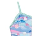 thumbnail image 3 of Squishmallows Archie Cailey Odile Ruffled One Piece Bathing Suit UPF 50+ Little Kid to Big Kid, 3 of 4