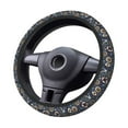 thumbnail image 4 of Gaeub Nautical Breathable Stretch Elastic Steering Wheel Cover, Cool in Summer and Warm in Winter, Universal 15 inch, 4 of 8