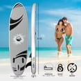 thumbnail image 3 of SereneLife Free Flow Paddleboard SUP - Stand Up Water Paddle-Board (10 Ft.), 3 of 7