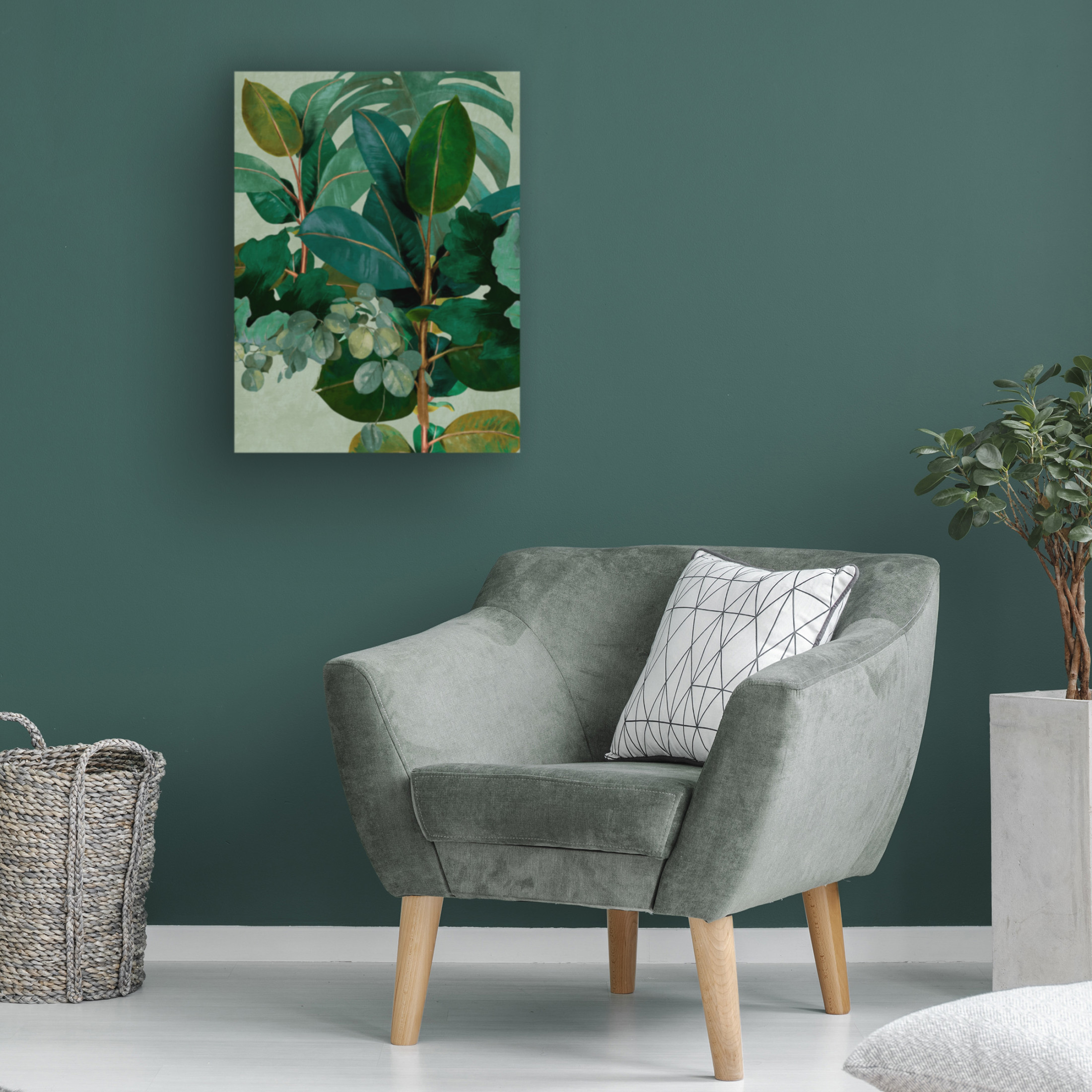 Trademark Fine Art Ana Rut Bre Leaves More 9 Canvas Wall Art