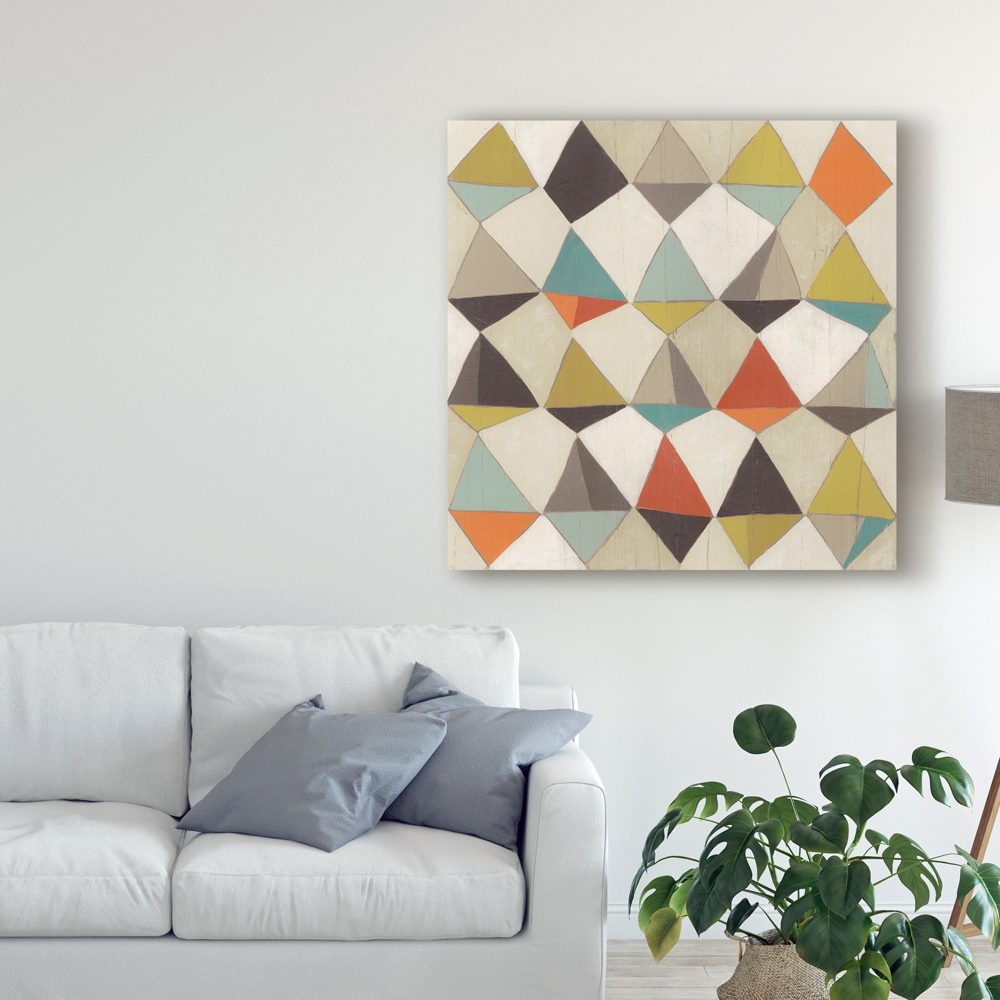 Trademark Fine Art 'Pattern Undulation II' Canvas Art by June Erica Vess