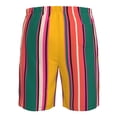thumbnail image 6 of Naloa Vertical Stripes Men's Beach Shorts, Surfing shorts, Swim trunks, Quick Dry Swim Trunks for Surfing Beach Fun - Medium, 6 of 9