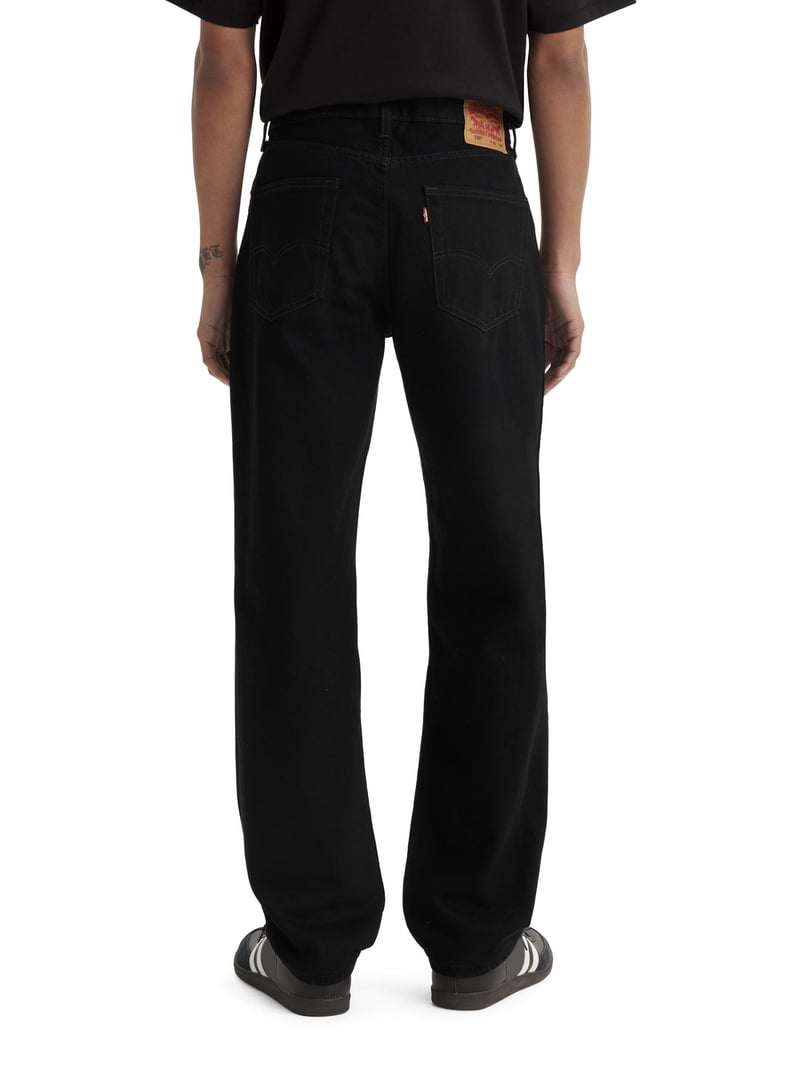 Levi's Men's 550 Relaxed Fit Jeans, Black, Size 34, Mid-Rise, 100