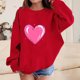 thumbnail image 5 of Blusas y camisas de manga larga con cuello redondo Estampado para niños Estampado de manga larga Casual Suelto Forro polar para mayor calidez Sudadera con capucha de manga larga con cuello redondo par, 5 of 5