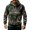 Dark Purple, variant on Halloween Men's Casual Hooded Long Sleeve Sweatshirt - Pullover Top for Men, with Halloween Print, Cozy Sweatshirt and Fall Top