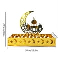 thumbnail image 1 of Crescent star acrylic mirror table three-dimensional holiday decoration, 1 of 4