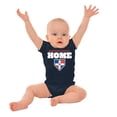 thumbnail image 3 of Dominican Republic Home Plate Base Romper Boys or Girls Infant Baby Brisco Brands NB, 3 of 6